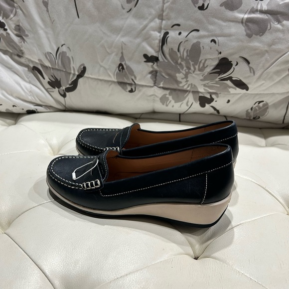 Geox wedge loafers NEW size 38 / 8 - Picture 5 of 9